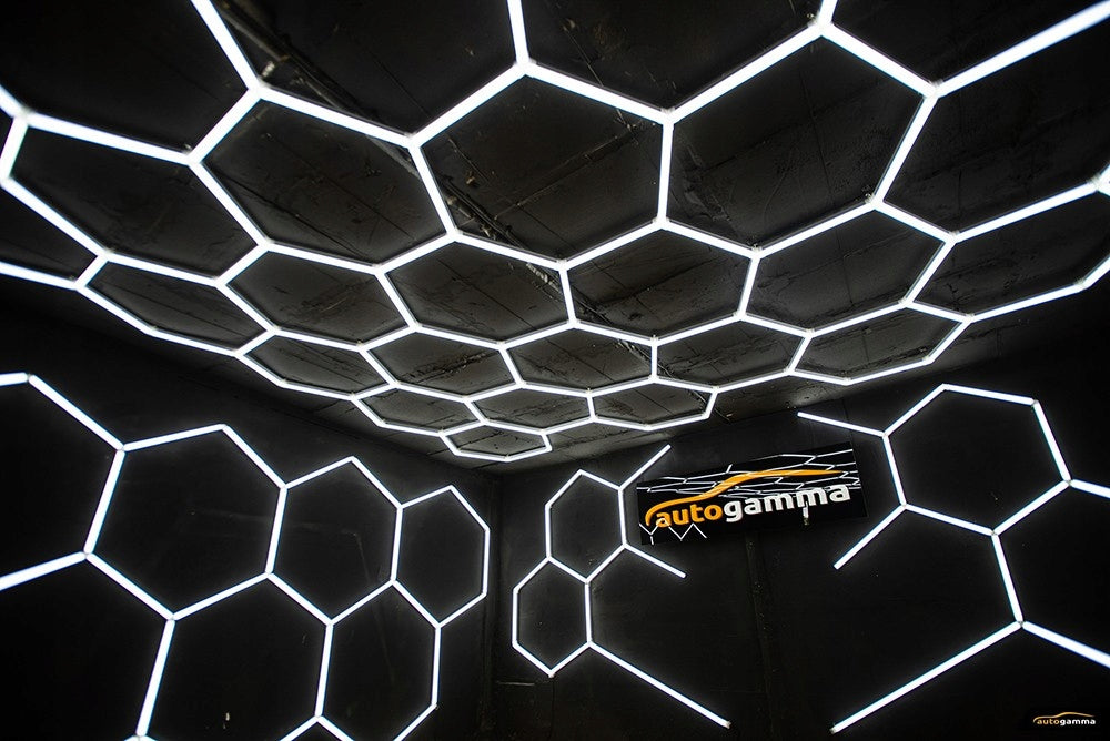 LED lempa Panelė Garažui, Dirbtuvei, Namams HEXAGON 297x307 5500-6000K