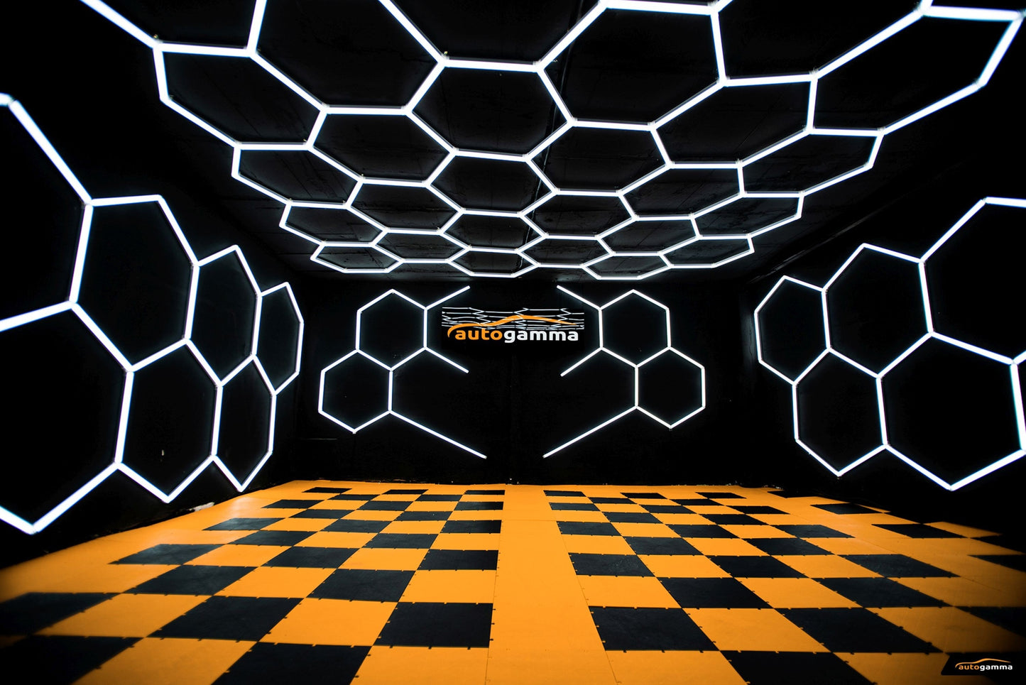 LED lempa Panelė Garažui, Dirbtuvei, Namams HEXAGON 297x307 5500-6000K