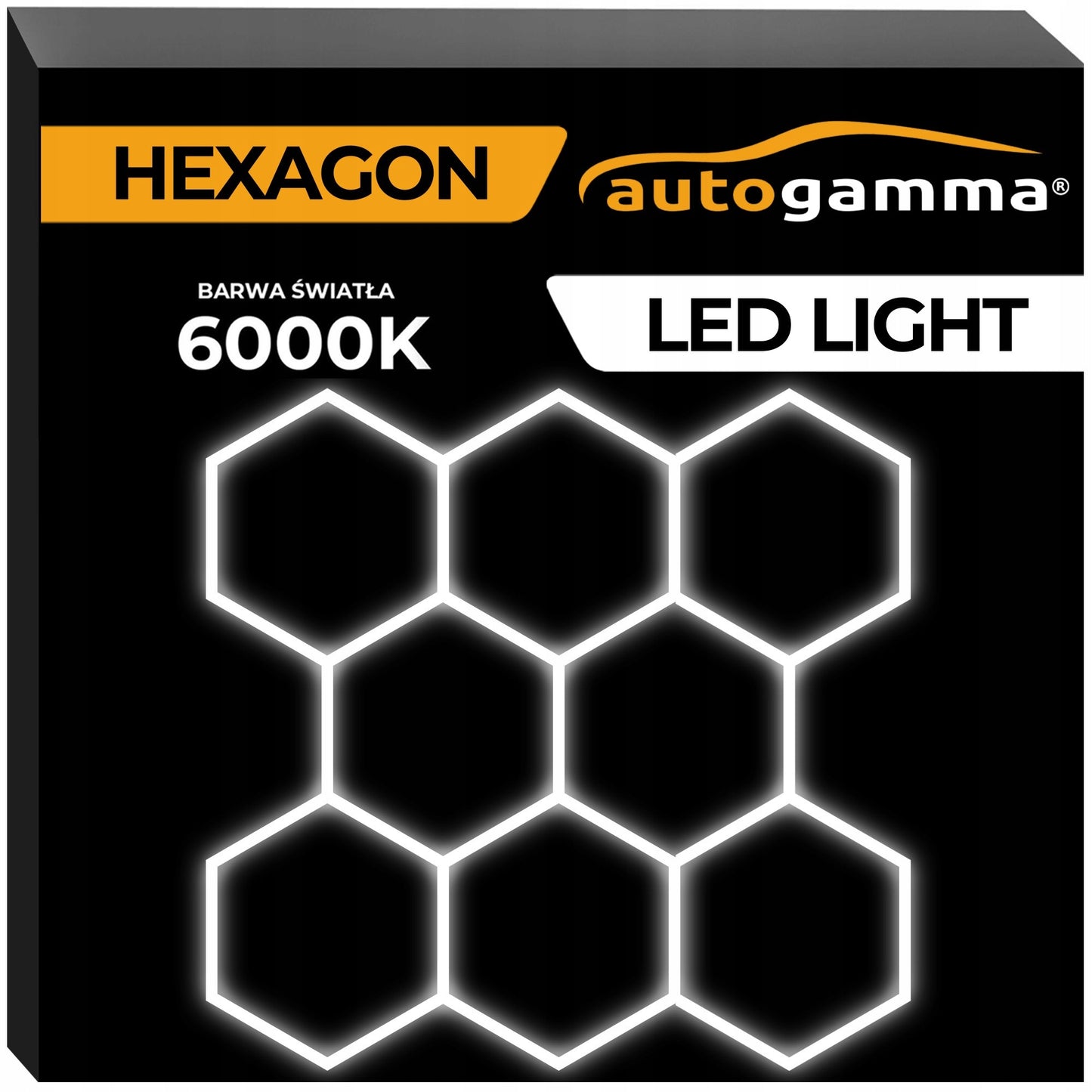 LED lempa Panelė Garažui, Dirbtuvei, Namams HEXAGON 297x307 5500-6000K