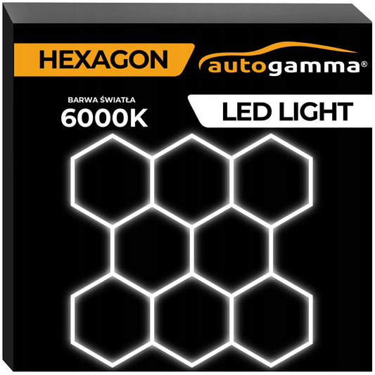 LED lempa Panelė Garažui, Dirbtuvei, Namams HEXAGON 297x307 5500-6000K