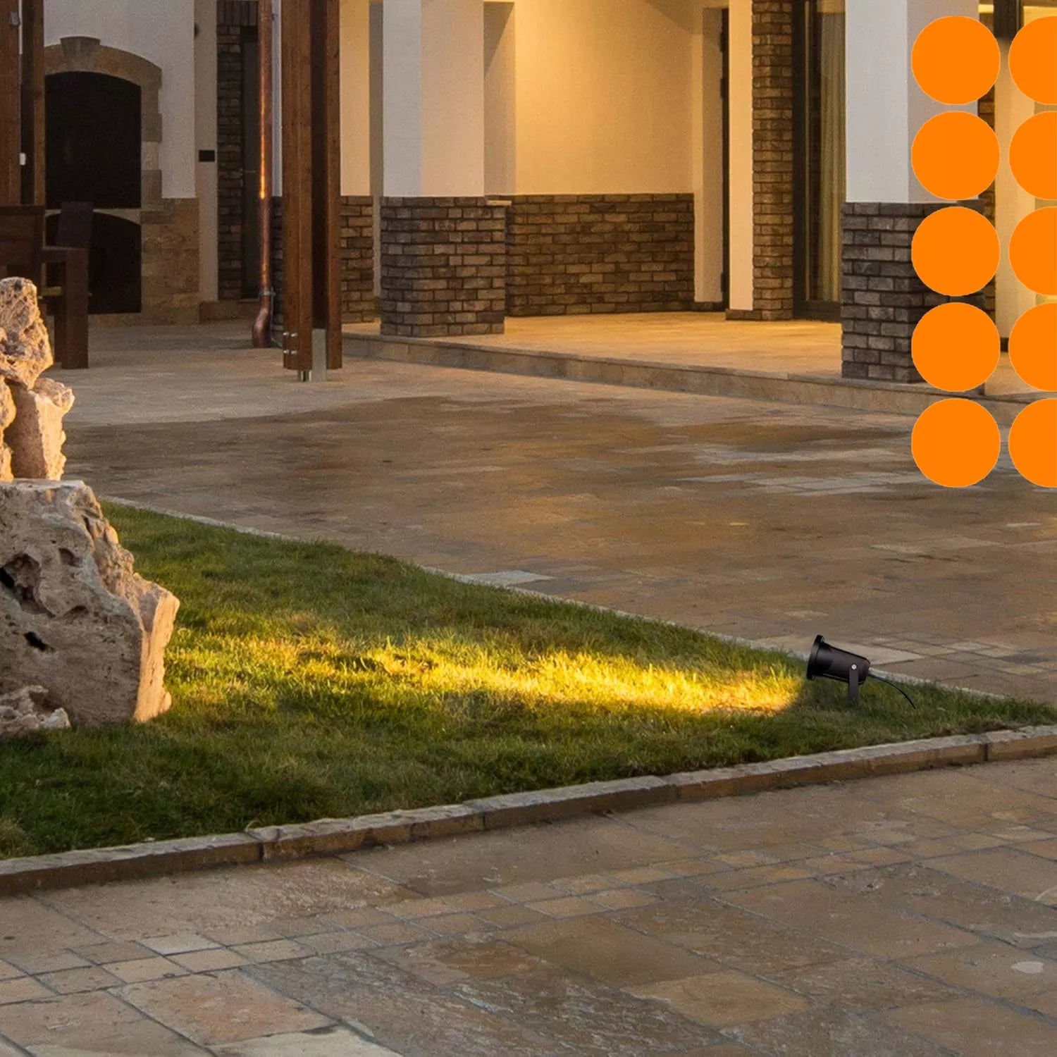 Sodo LED prožektorius GU10, įsmeigiamas, skirtas takelių apšvietimui