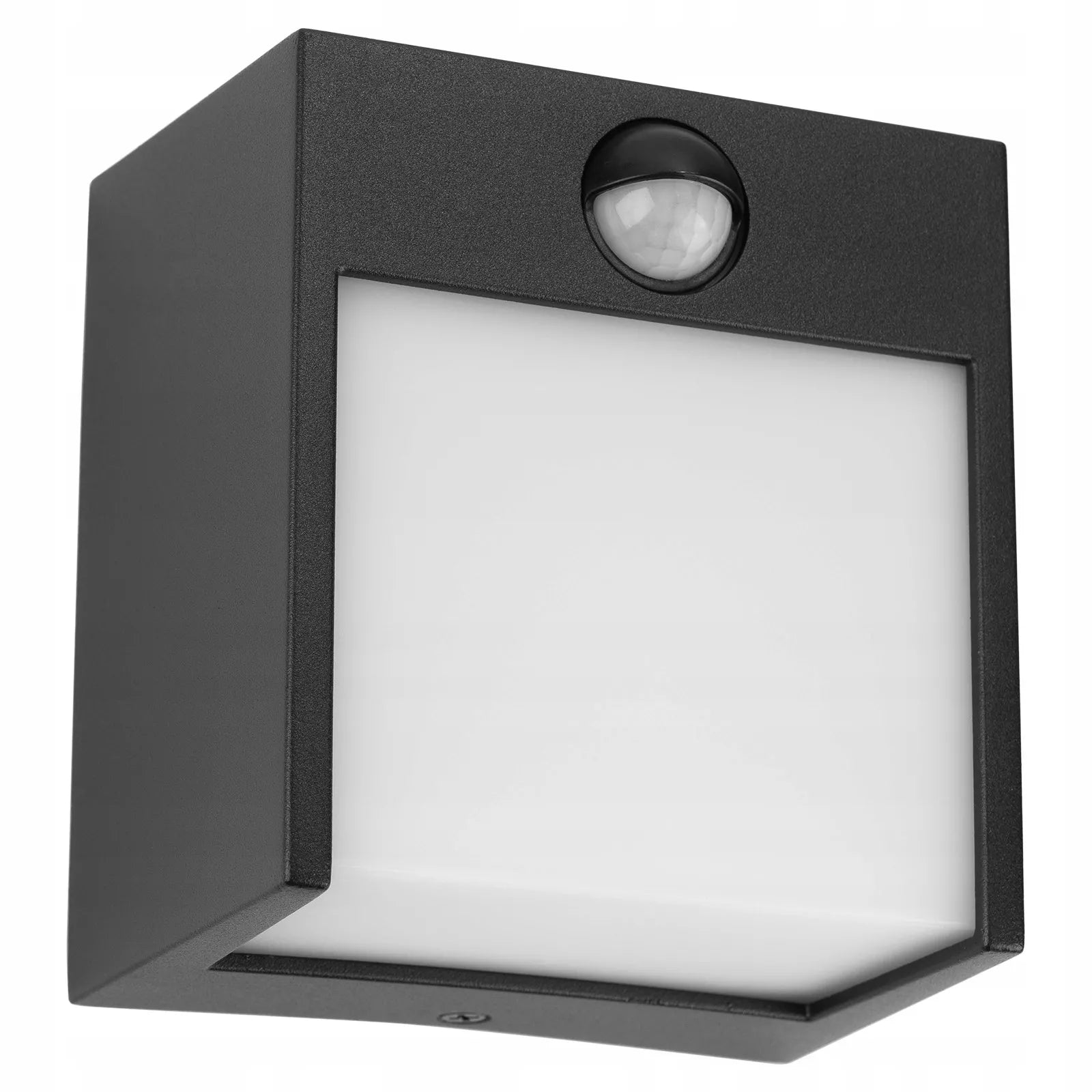 Sieninis LED sodo šviestuvas, lauko fasado sieninis šviestuvas IP54, 12 W su jutikliu