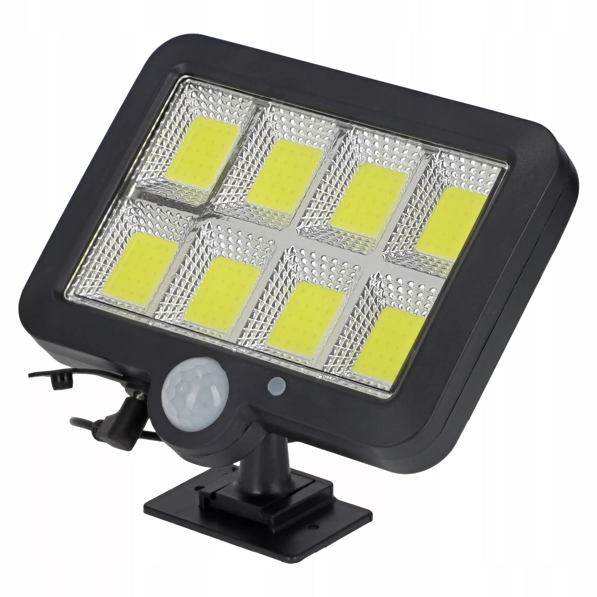 Lampa Solarna LED z Czujnikiem Ruchu i Zmierzchu, Naświetlacz Zewnętrzny
