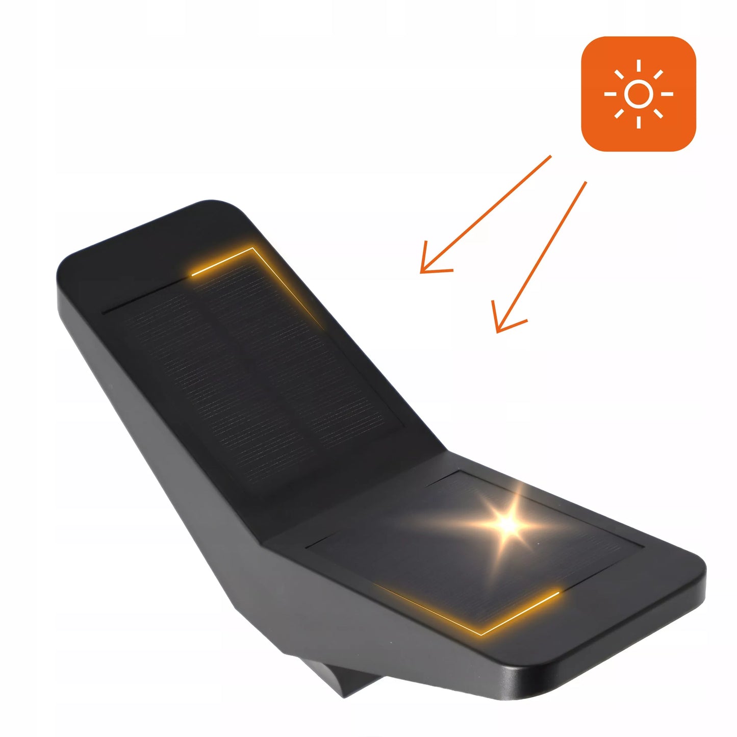 Ogrodowa lampa solarna LED IP65 66 cm wbijana, słupek z motywem motyla, 3000K/6000K, 2 w 1