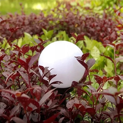 Ogródkowa lampa solarna LED w kształcie kuli, słupek do wbicia, 20 cm, czujnik zmierzchu, mocna