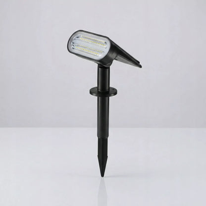 Solarna lampa ogrodowa LED, reflektor i kinkiet ścienny 2 w 1 z czujnikiem zmierzchu