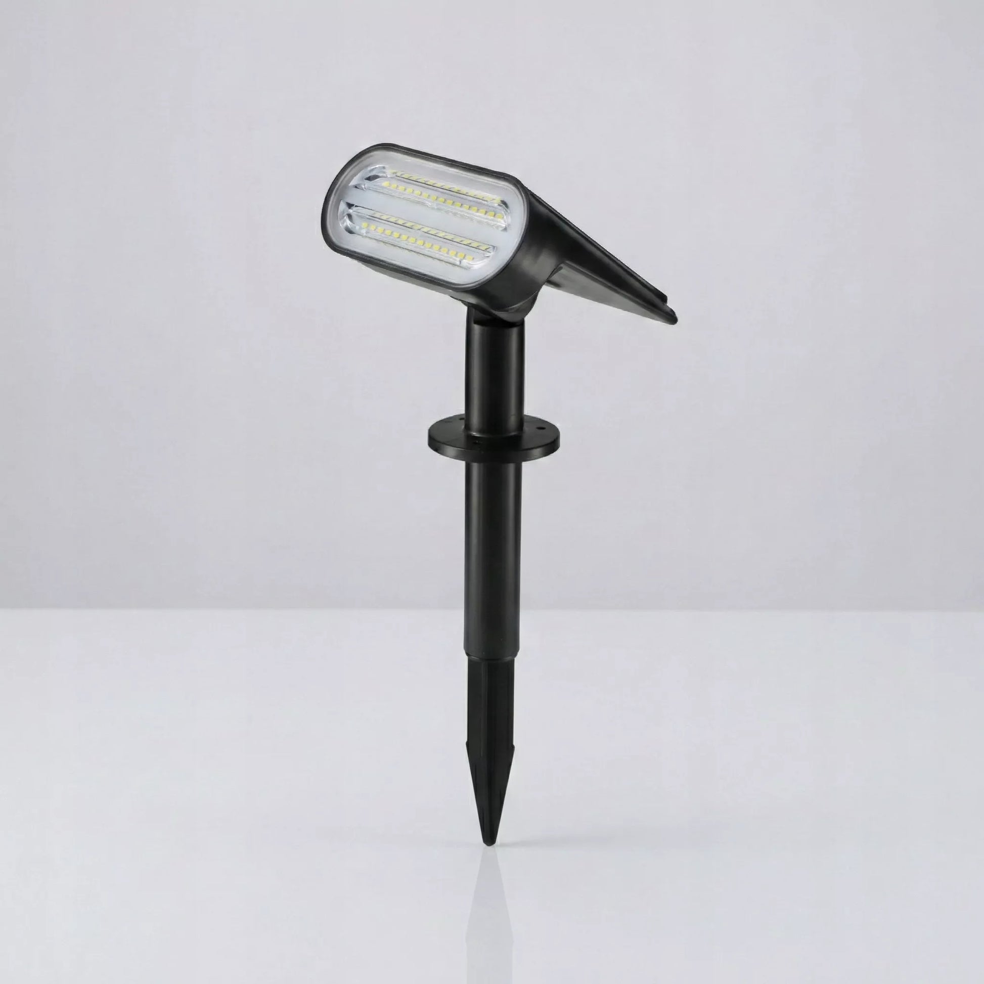 Solarna lampa ogrodowa LED, reflektor i kinkiet ścienny 2 w 1 z czujnikiem zmierzchu