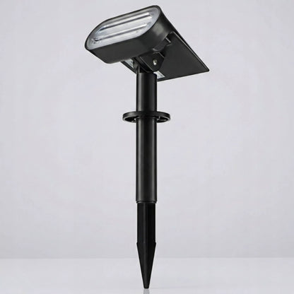 Solarna lampa ogrodowa LED, reflektor i kinkiet ścienny 2 w 1 z czujnikiem zmierzchu