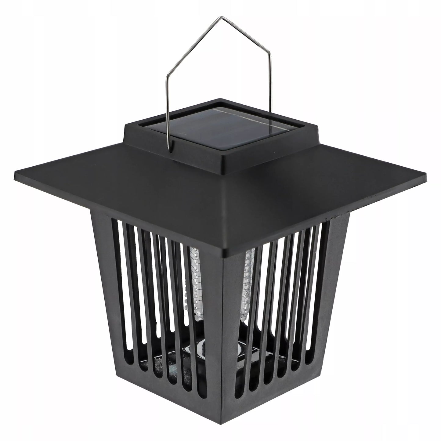 Ogrodowa lampa solarna LED owadobójcza 2w1 wbijana 44 cm z czujnikiem zmierzchu