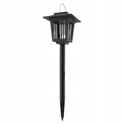 Ogrodowa lampa solarna LED owadobójcza 2w1 wbijana 44 cm z czujnikiem zmierzchu