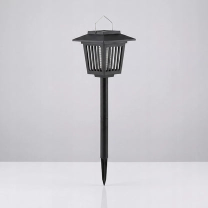 Ogrodowa lampa solarna LED owadobójcza 2w1 wbijana 44 cm z czujnikiem zmierzchu