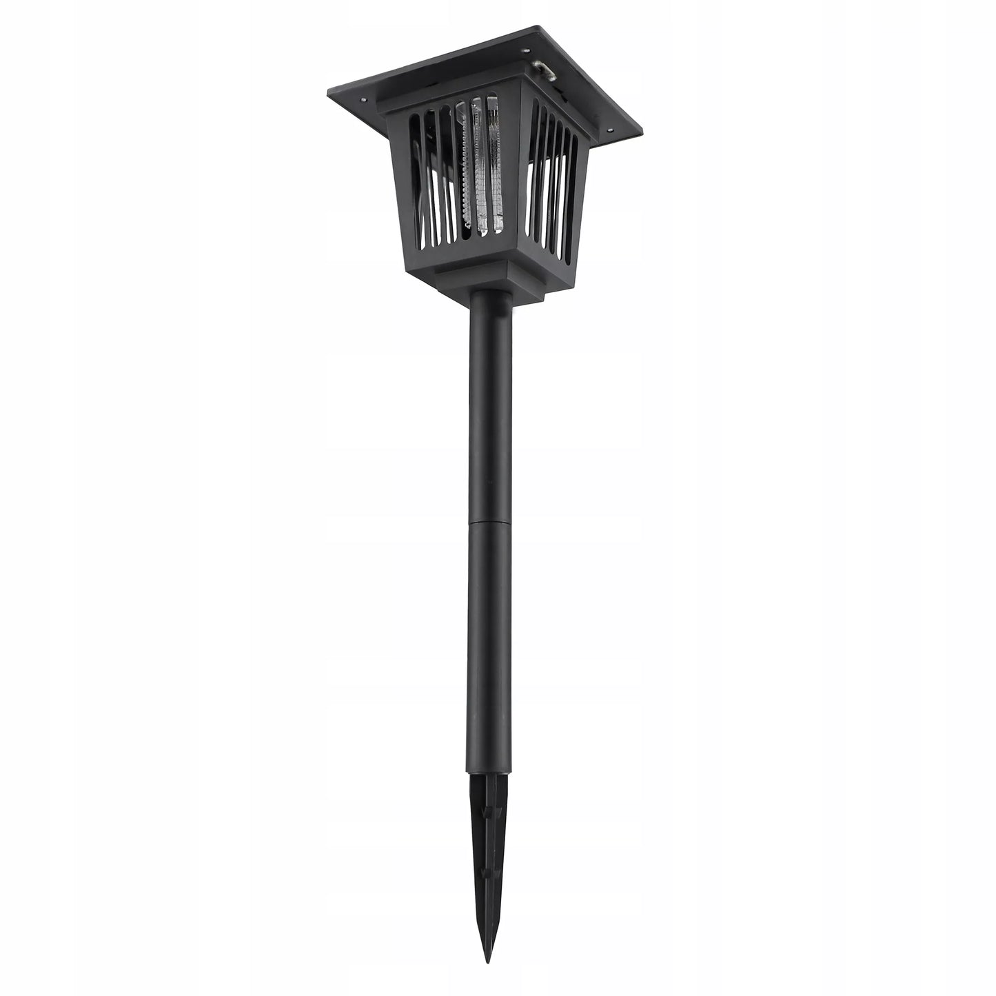 Ogrodowa lampa solarna LED owadobójcza 2w1 wbijana 44 cm z czujnikiem zmierzchu