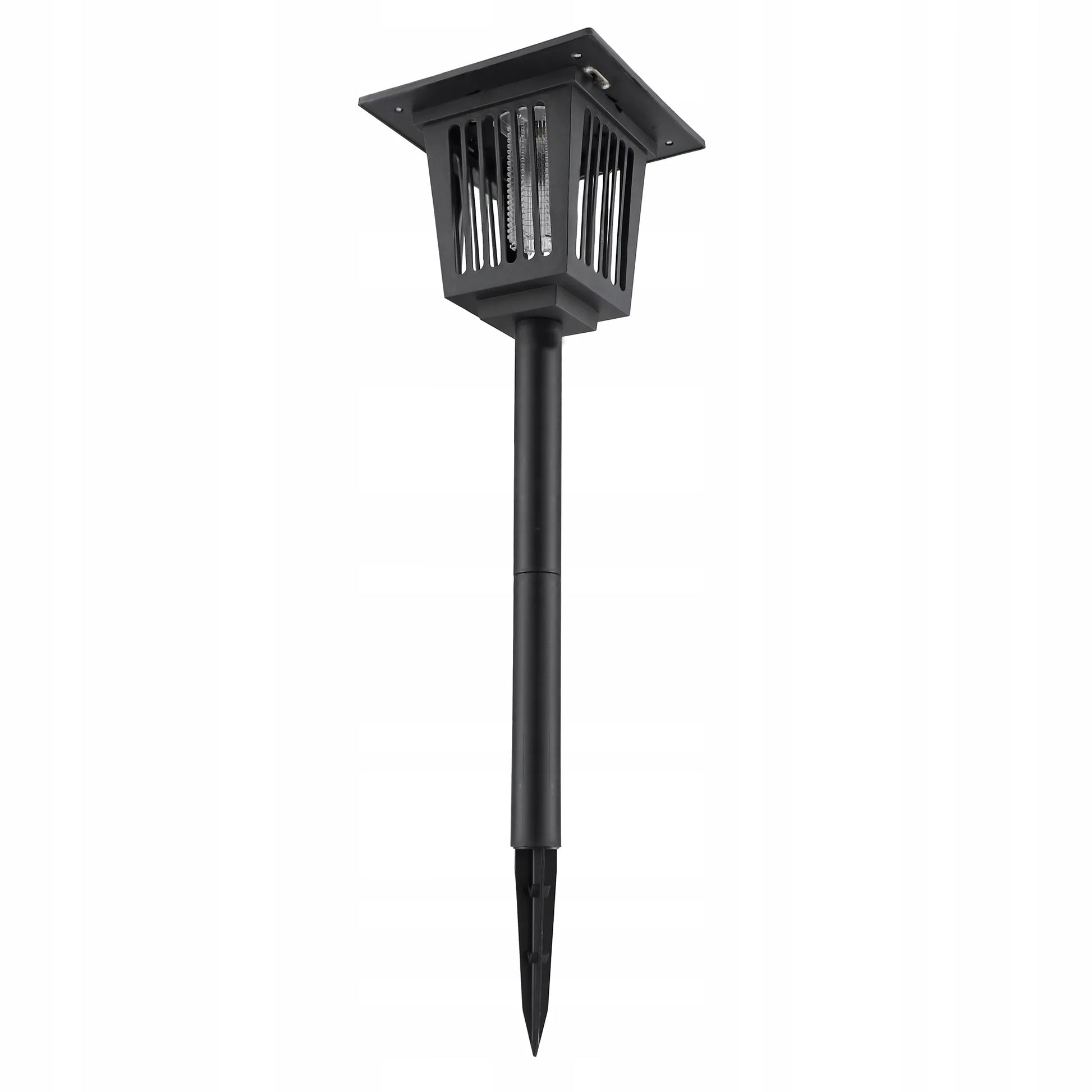 Ogrodowa lampa solarna LED owadobójcza 2w1 wbijana 44 cm z czujnikiem zmierzchu