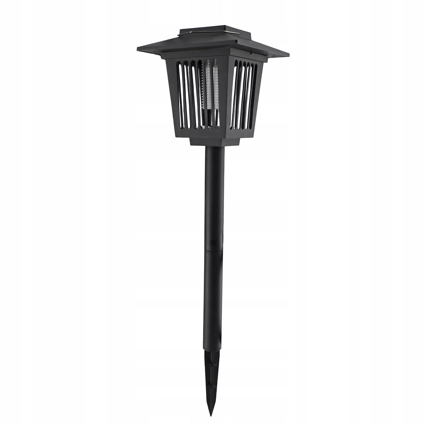 Ogrodowa lampa solarna LED owadobójcza 2w1 wbijana 44 cm z czujnikiem zmierzchu