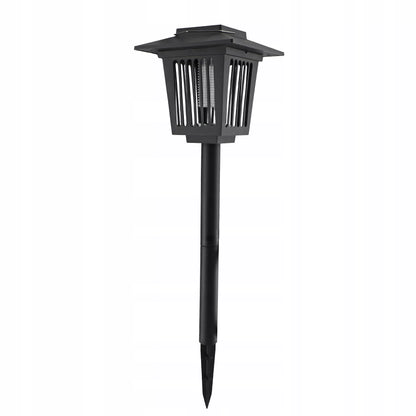 Ogrodowa lampa solarna LED owadobójcza 2w1 wbijana 44 cm z czujnikiem zmierzchu