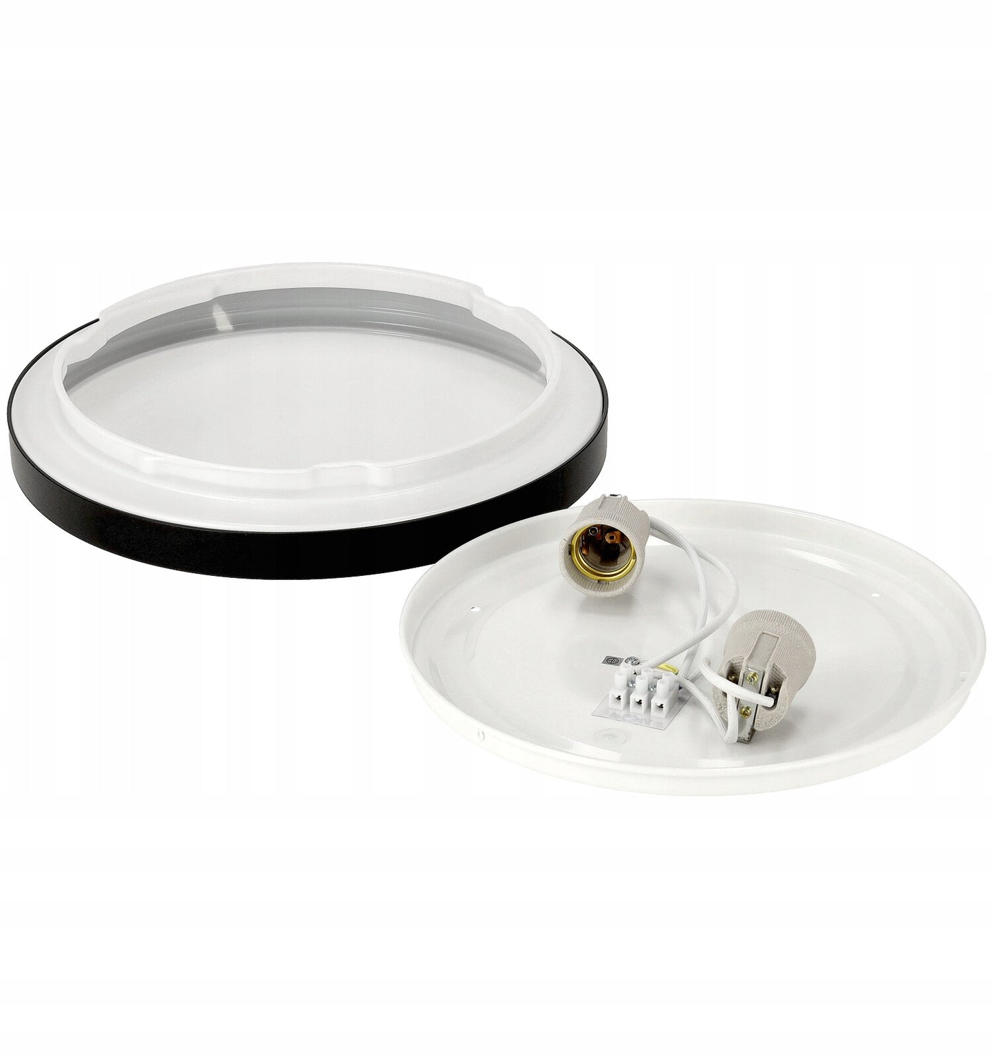 Lubinis plafonas LED 2xE27 APVALUS LARI-R LED lemputėms Aukšta kokybė