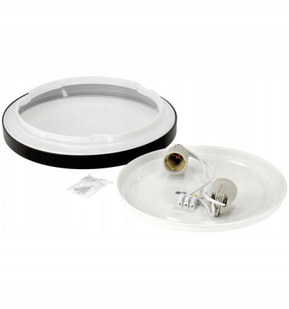 Lubinis plafonas LED 2xE27 APVALUS LARI-R LED lemputėms Aukšta kokybė