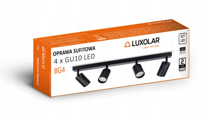 Lubinis šviestuvas Liustra Plafonas Vamzdžiai Metalinis SPOT BG4 LED GU10