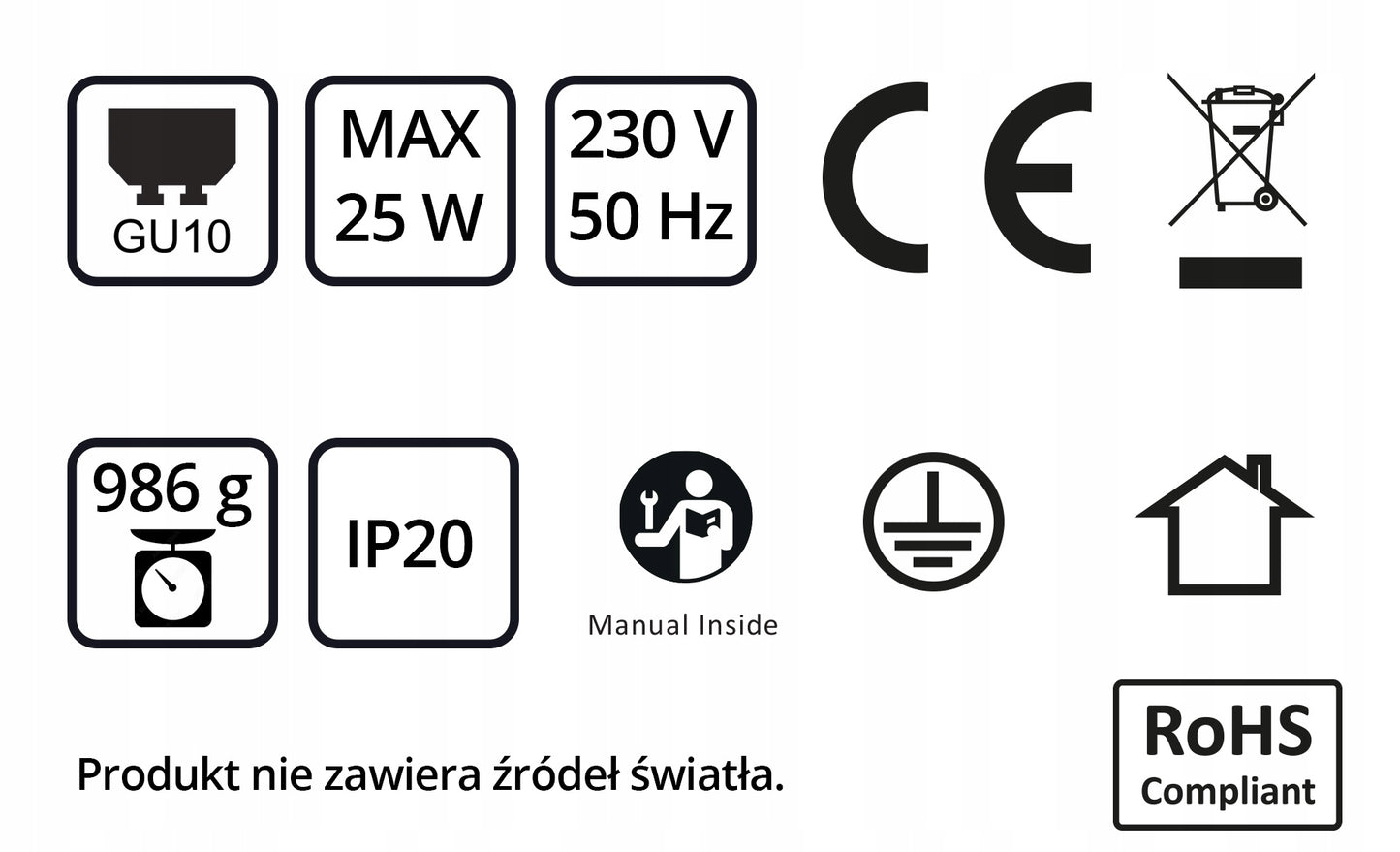 Lubinis šviestuvas Liustra Plafonas Vamzdžiai Metalinis SPOT BG4 LED GU10