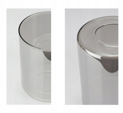 Juodas kabantis lubinis šviestuvas (liustra) su stiklo vamzdžiu 535-BZ4 LED E27