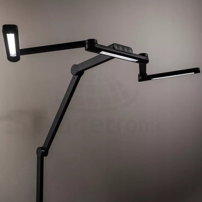 LED stalioninė bešešėlinė darbinė lempa su šviesos ir spalvos temperatūros reguliavimu Glow D2