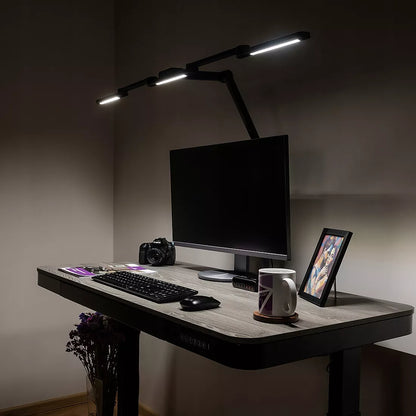 LED stalioninė bešešėlinė darbinė lempa su šviesos ir spalvos temperatūros reguliavimu Glow D2