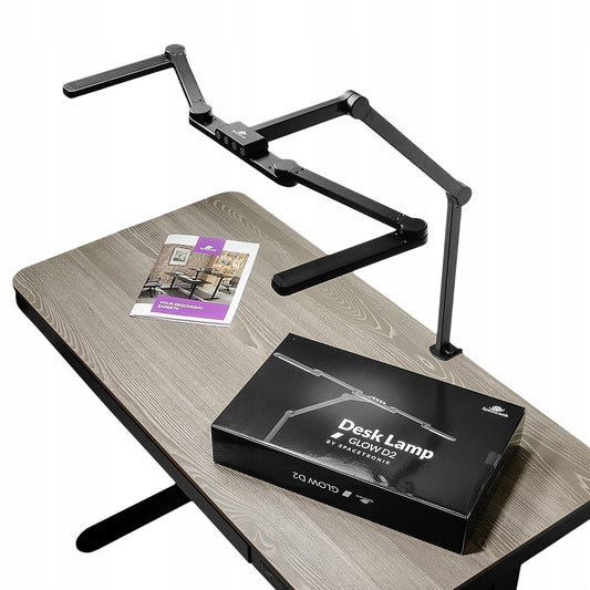 LED stalioninė bešešėlinė darbinė lempa su šviesos ir spalvos temperatūros reguliavimu Glow D2