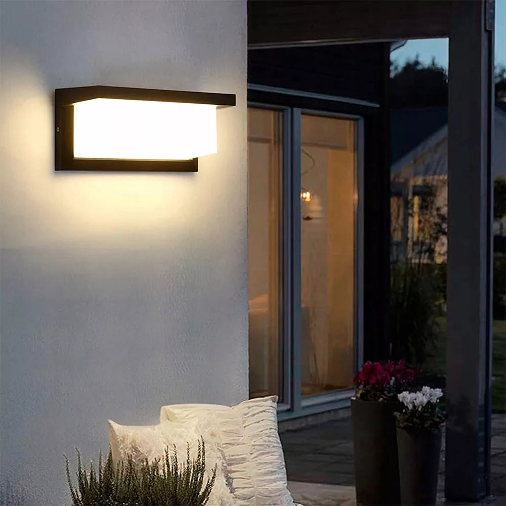 Lauko sieninis LED šviestuvas 11W, sieninis sodo šviestuvas 230V SuperLED