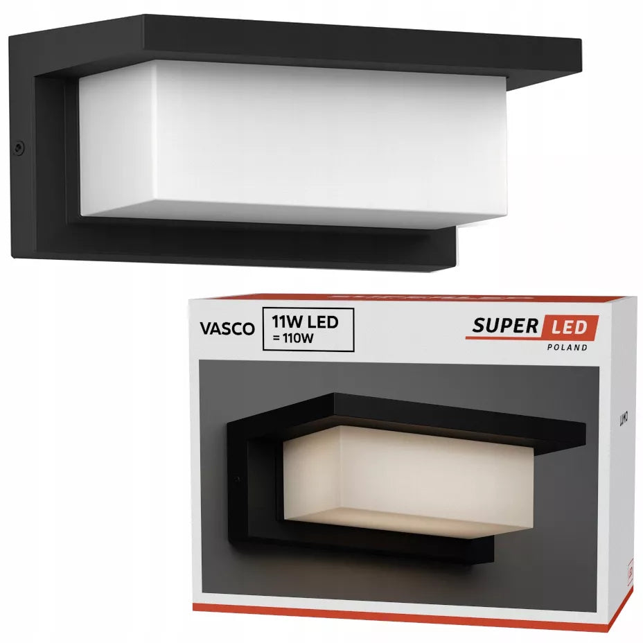 Lauko sieninis LED šviestuvas 11W, sieninis sodo šviestuvas 230V SuperLED