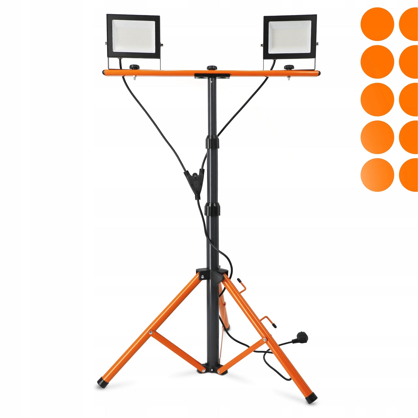 Smartled stovimas LED prožektorius 100 W, juodas, IP65, 11000 lm, 4500 K