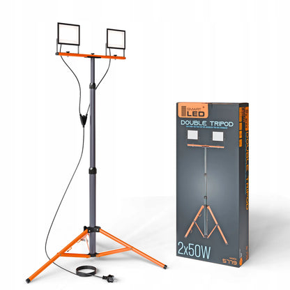 Smartled stovimas LED prožektorius 100 W, juodas, IP65, 11000 lm, 4500 K