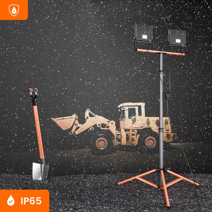 Smartled stovimas LED prožektorius 100 W, juodas, IP65, 11000 lm, 4500 K