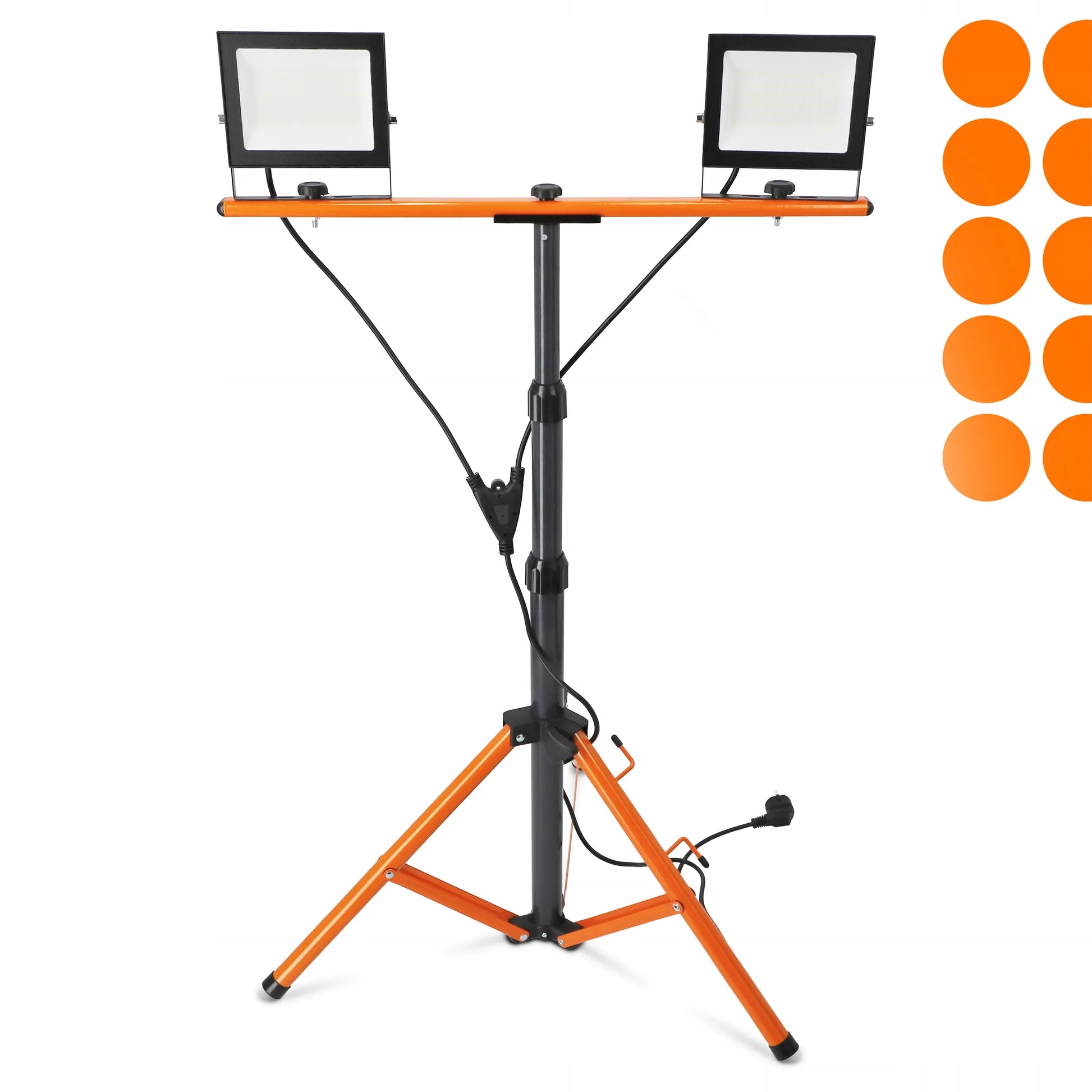 Smartled stovimas LED prožektorius 100 W, juodas, IP65, 11000 lm, 4500 K
