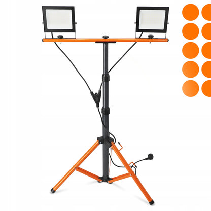 Smartled stovimas LED prožektorius 100 W, juodas, IP65, 11000 lm, 4500 K