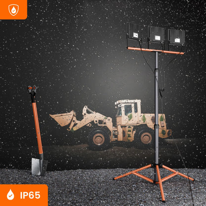Smartled stovimas LED prožektorius 300W 33000 lm juodas IP65