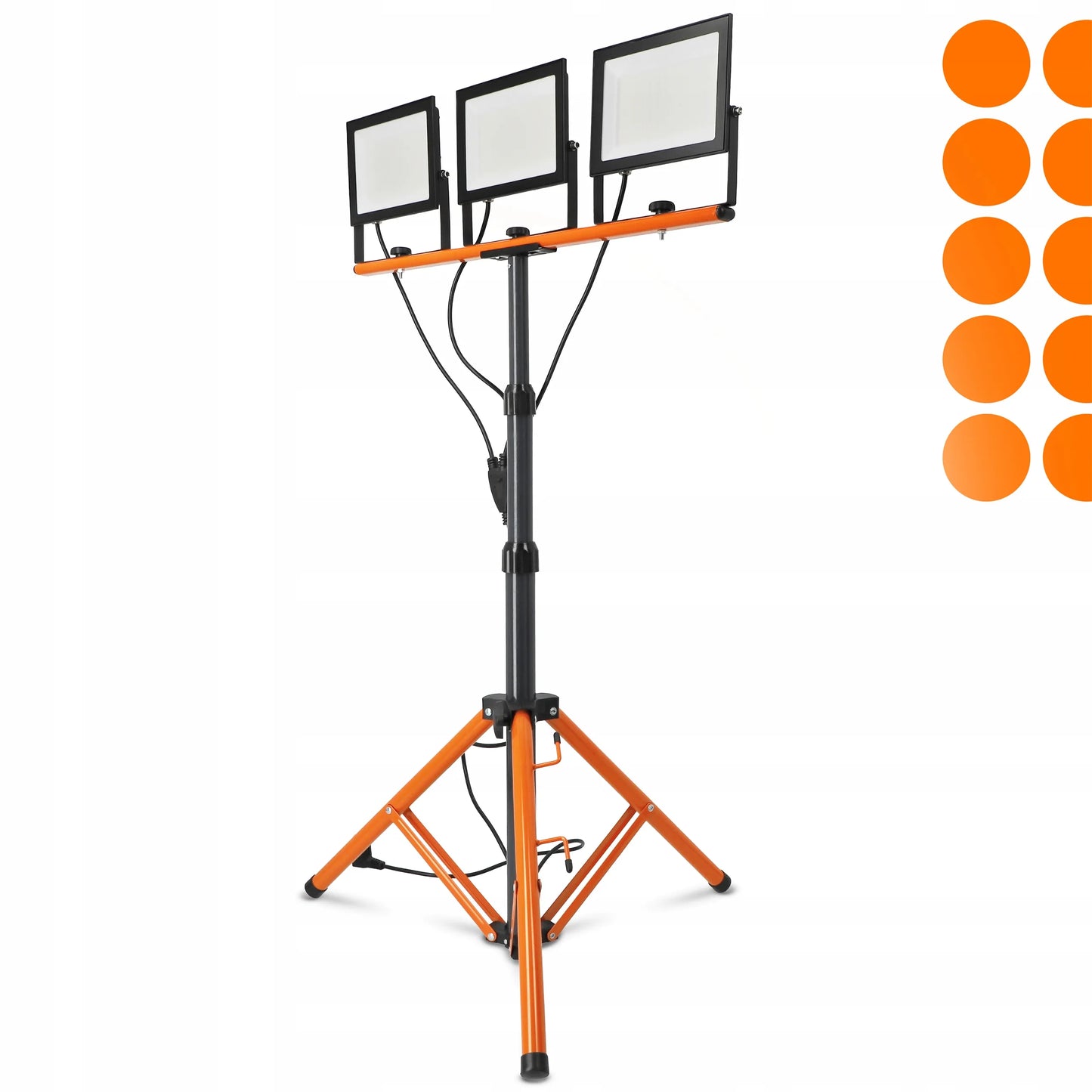 Smartled stovimas LED prožektorius 300W 33000 lm juodas IP65