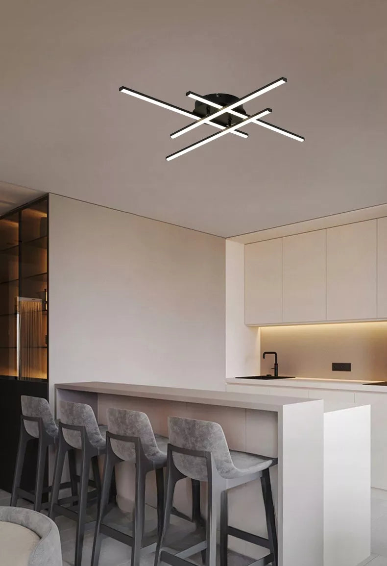 LED lubinis šviestuvas, pakabinamas ŽYRANDOL PLAFON, 4000K neutrali balta, modernus