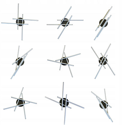 LED lubinis šviestuvas, pakabinamas ŽYRANDOL PLAFON, 4000K neutrali balta, modernus