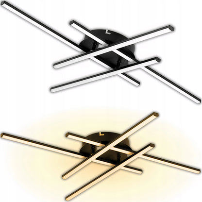 LED lubinis šviestuvas, pakabinamas ŽYRANDOL PLAFON, 4000K neutrali balta, modernus