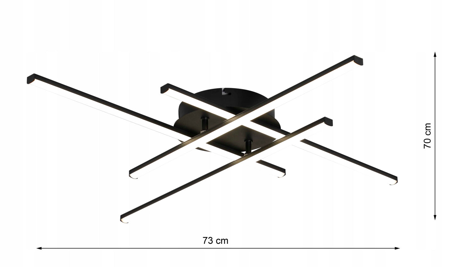 LED lubinis šviestuvas, pakabinamas ŽYRANDOL PLAFON, 4000K neutrali balta, modernus