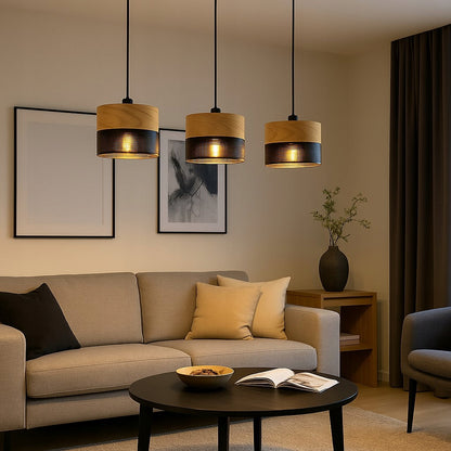 Pakabinamas šviestuvas liustra loft metal juodas E27 virš stalo svetainė virtuvė