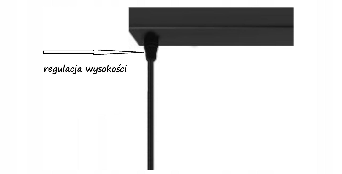 Pakabinamas šviestuvas liustra loft metal juodas E27 virš stalo svetainė virtuvė