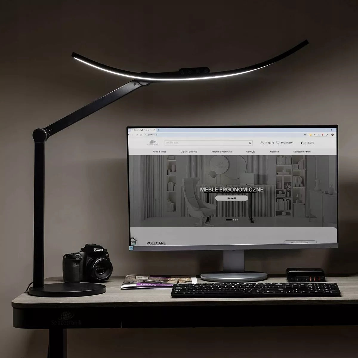 LED stalinė lempa su CRI95, be šešėlių, Glow piešimo lempa manikiūrui, stovas