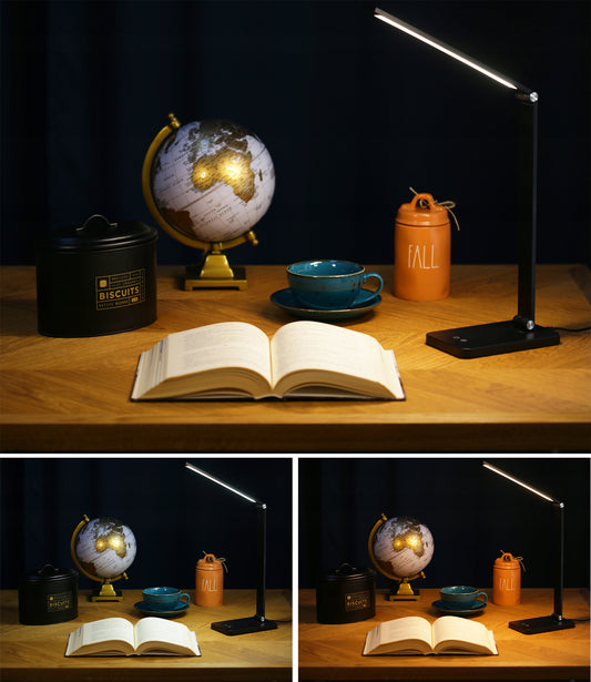 LED stalinė/darbo lempa, „DOTYK“, 3 šviesos spalvos, šviesos intensyvumo reguliavimas