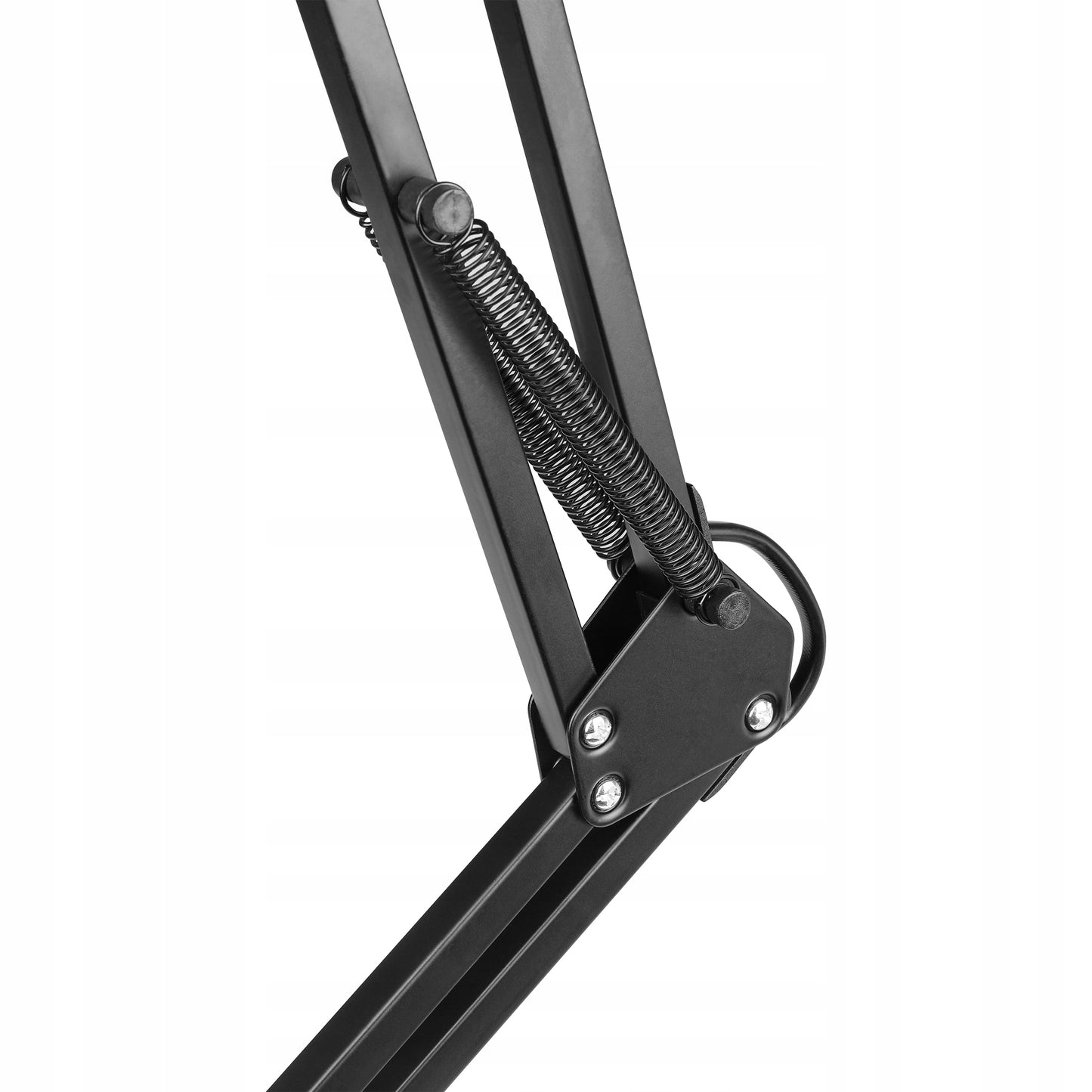 LED stalinė lemputė, skirta braižyti, mokyklai, reguliuojama, juoda, stovinti, E27, su spaustuku