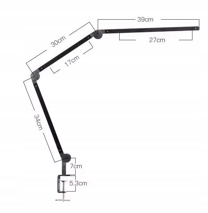 LED stalinė lemputė, mokyklinė, liečiama, bražyboms skirta, reguliuojama, dviguba