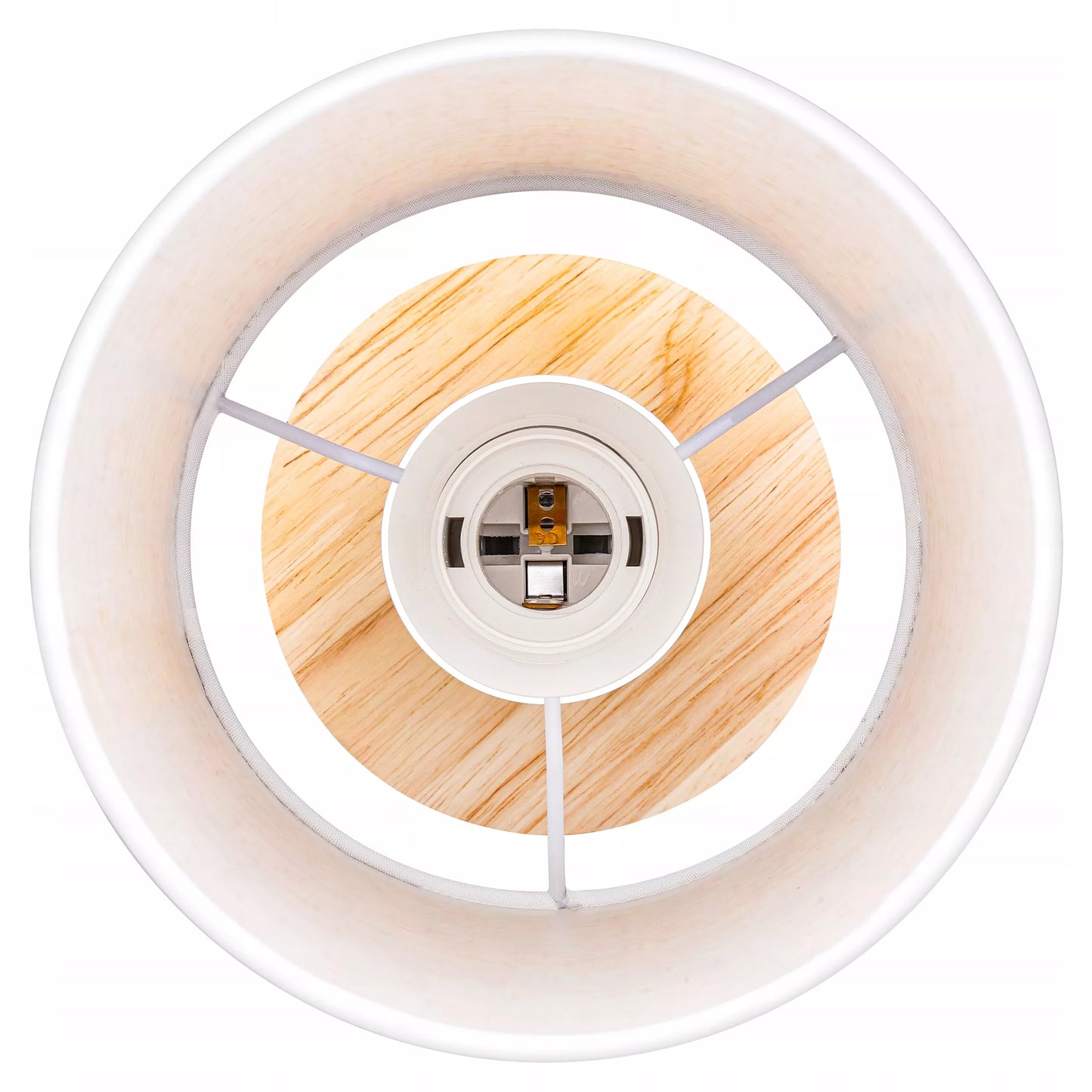 Stalinė lemputė, naktinė, mokyklinė E27 LED MEDINĖ balta