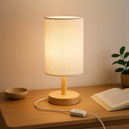 Stalinė lemputė, naktinė, mokyklinė E27 LED MEDINĖ balta