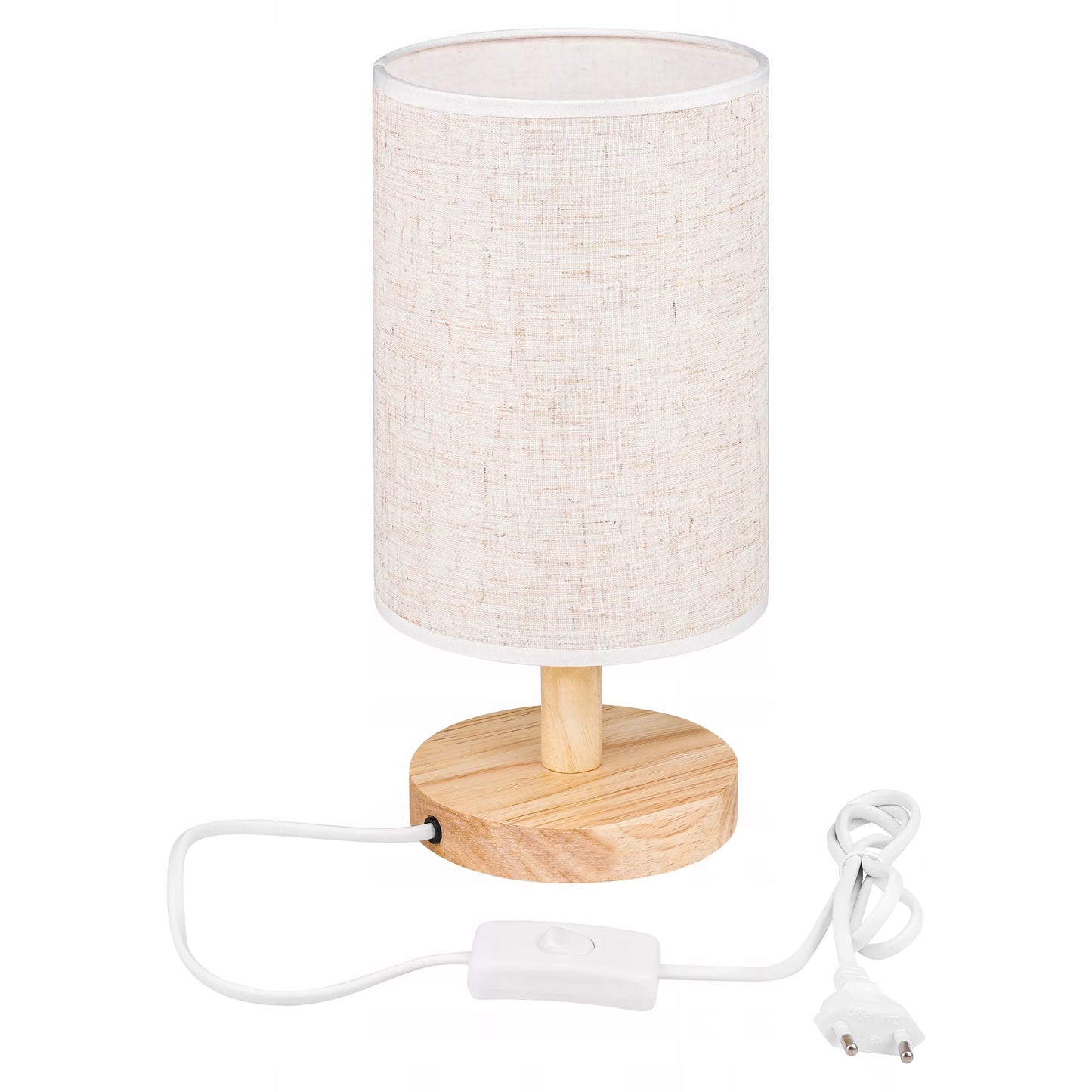 Stalinė lemputė, naktinė, mokyklinė E27 LED MEDINĖ balta
