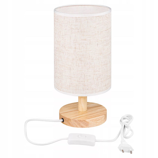 Stalinė lemputė, naktinė, mokyklinė E27 LED MEDINĖ balta